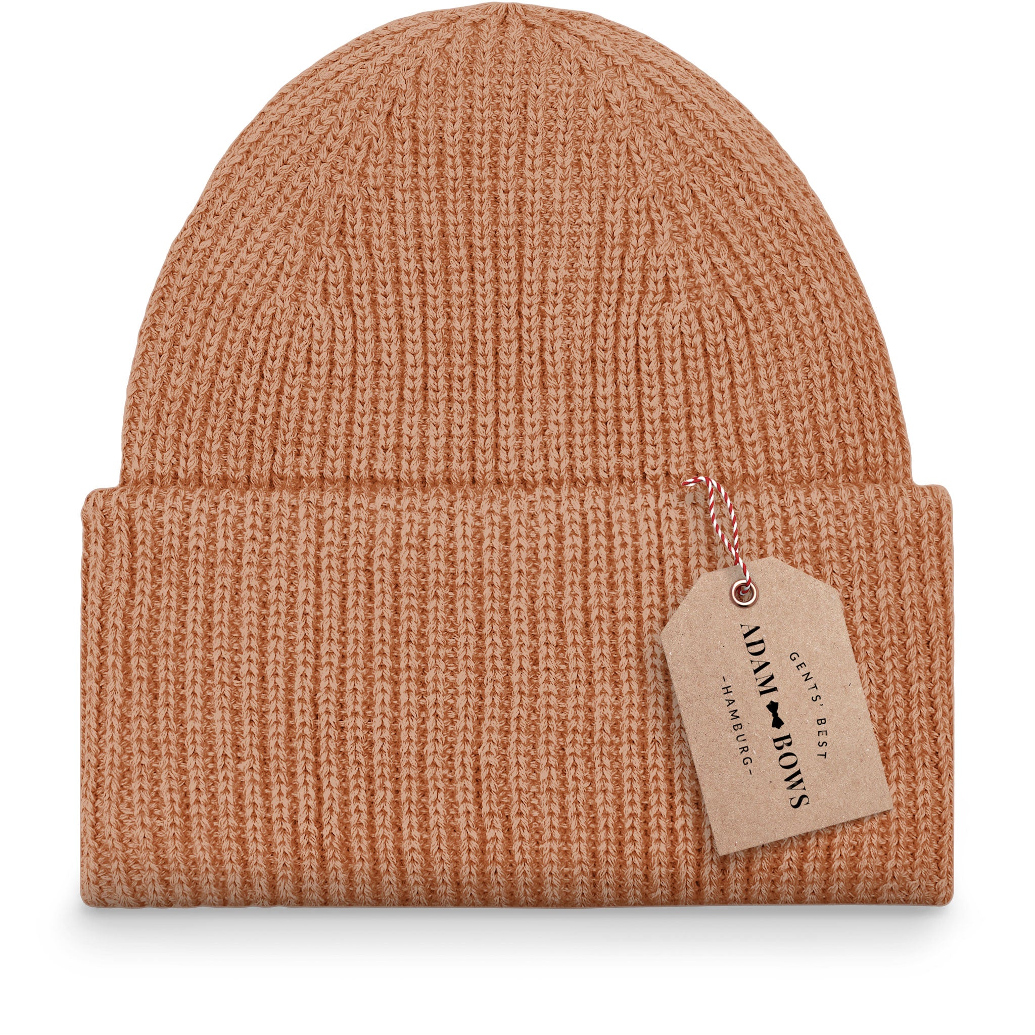 Long Beanie rust brown