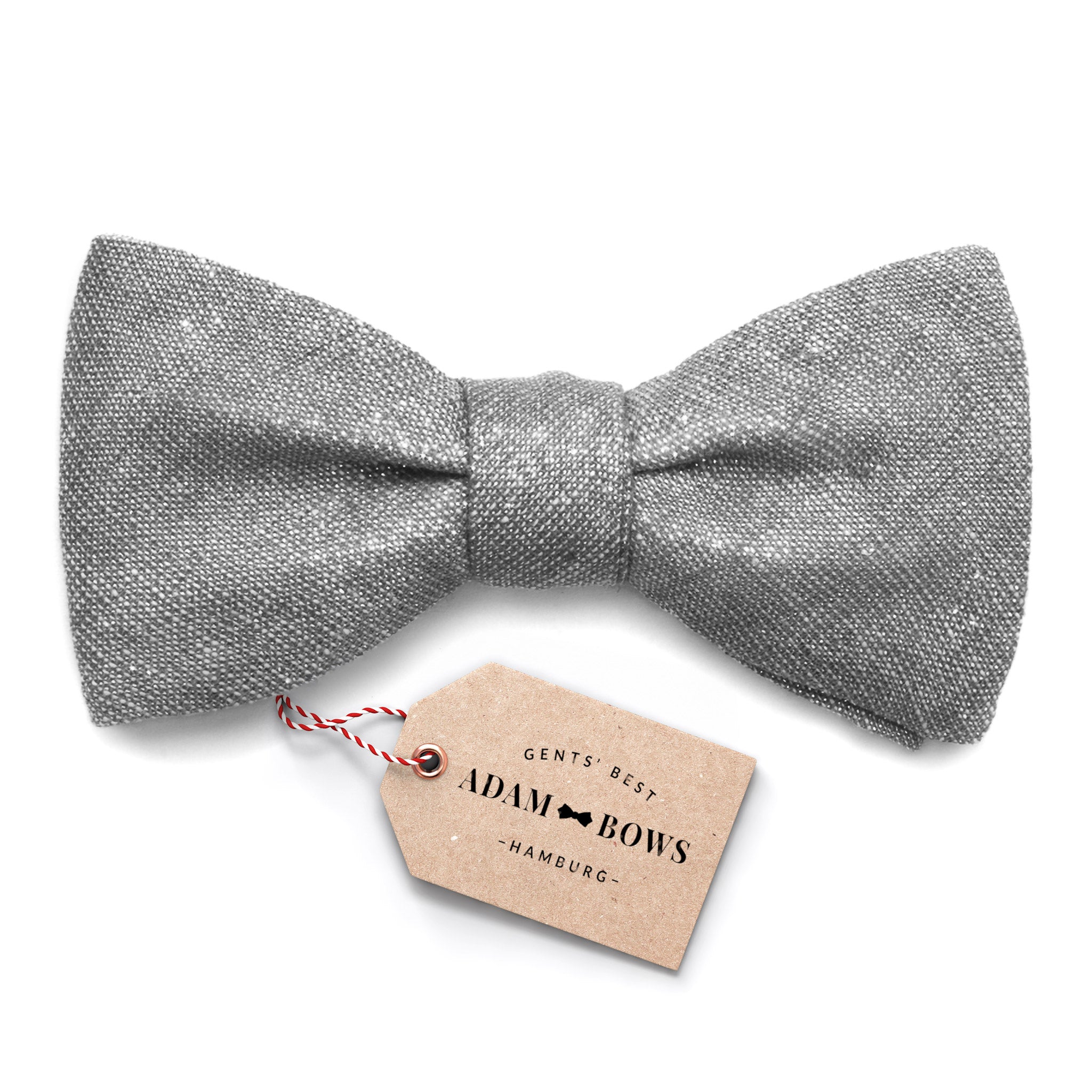 adam-bows-herren-fliege-silber-sylvester