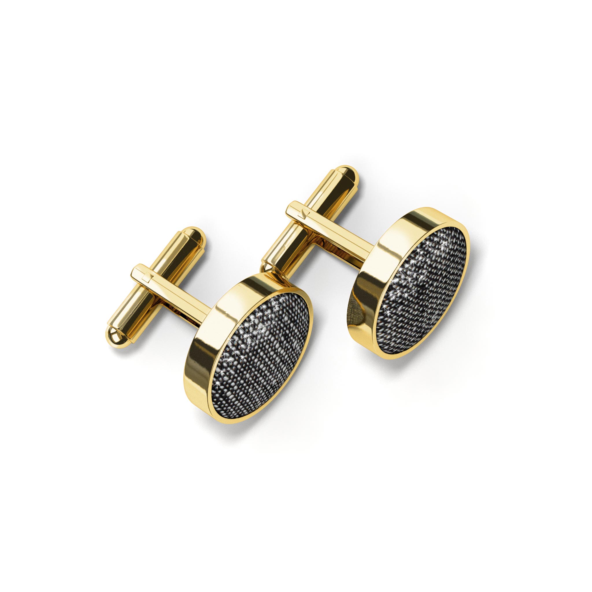 adam-bows-manschettenknoepf_James_schwarz_glitzernd_gold