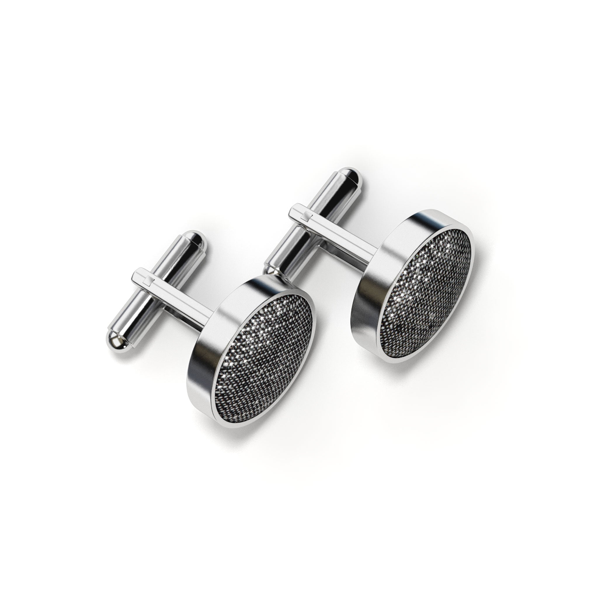 adam-bows-manschettenknoepf_James_schwarz_glitzernd_silber