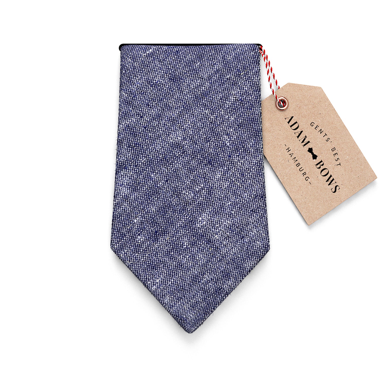 krawatte-blau-leinen-vintage-hugo-adambows