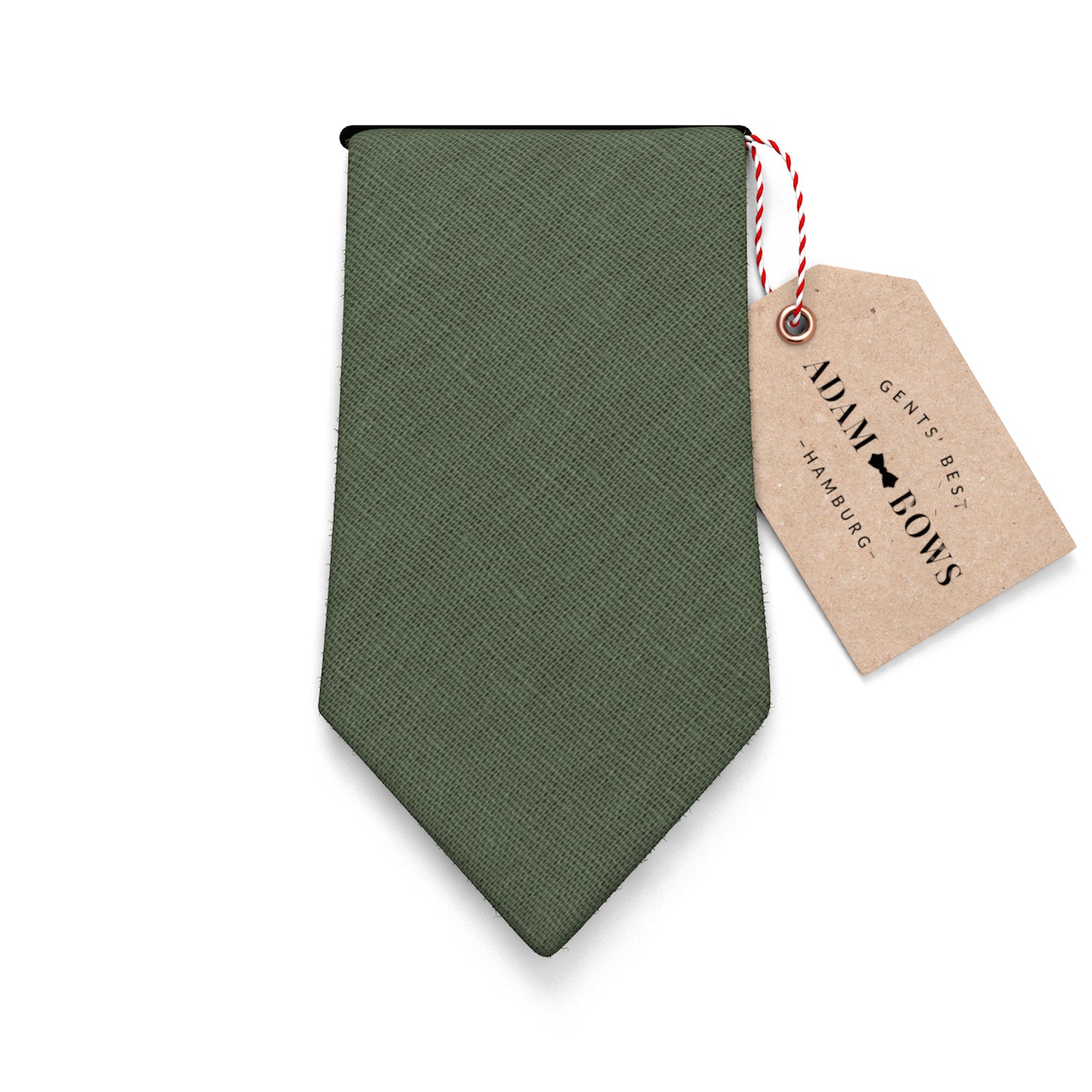 krawatte-dunkel-gruen-leinen-vintage-theo-adambows