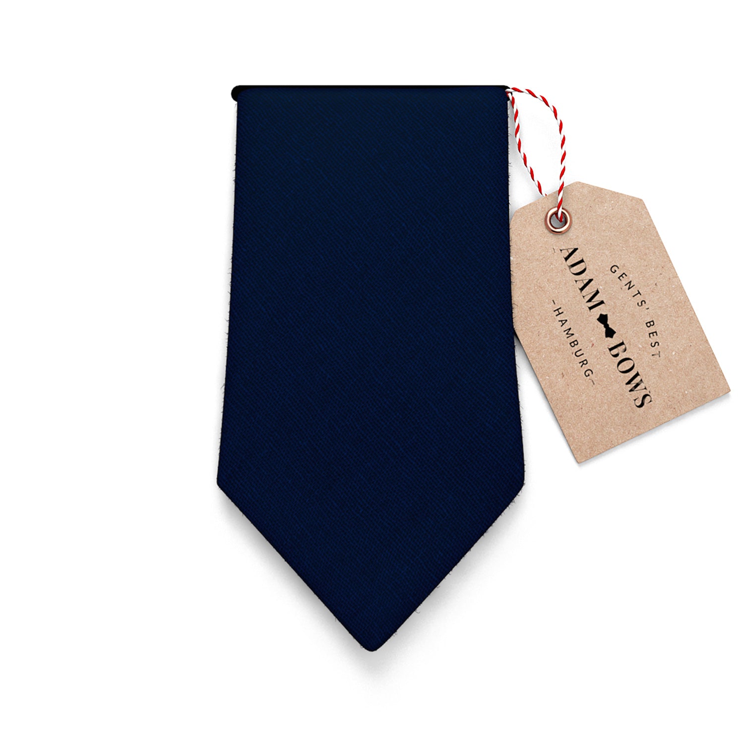 krawatte-dunkelblau-navy-leinen-vintage-wilhelm-adambows