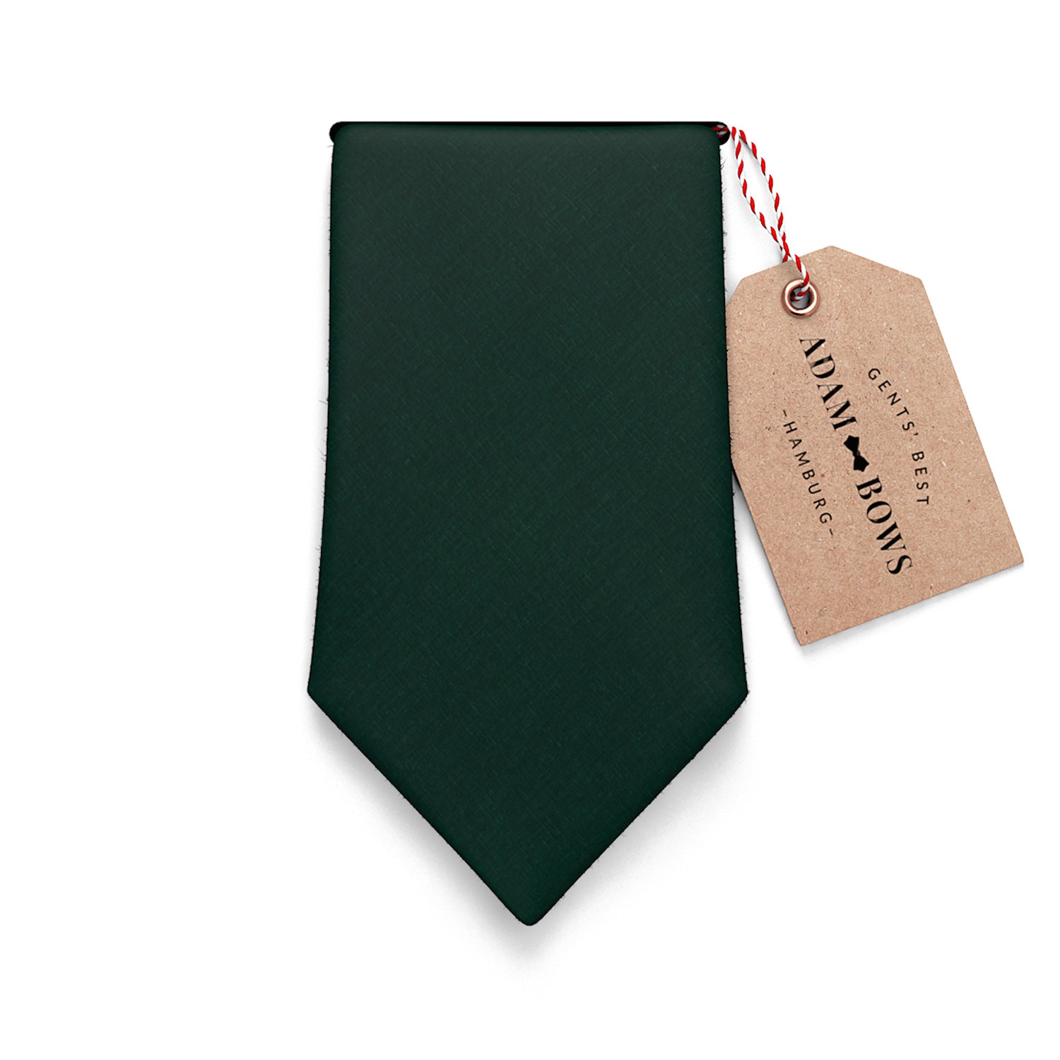 krawatte-dunkelgruen-waldgruen-leinen-vintage-gustav-adambows