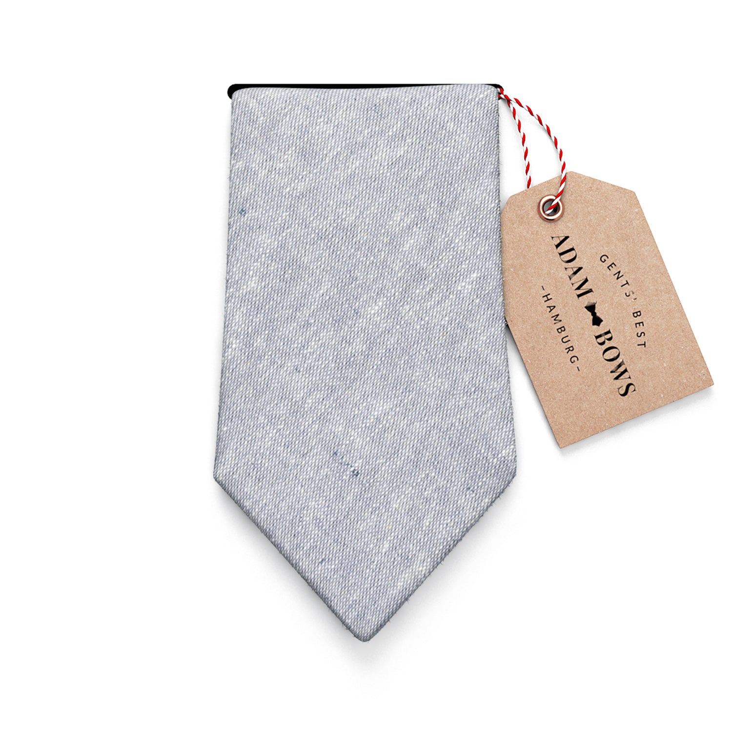 krawatte-grau-hellgrau-leinen-vintage-oskar-adambows