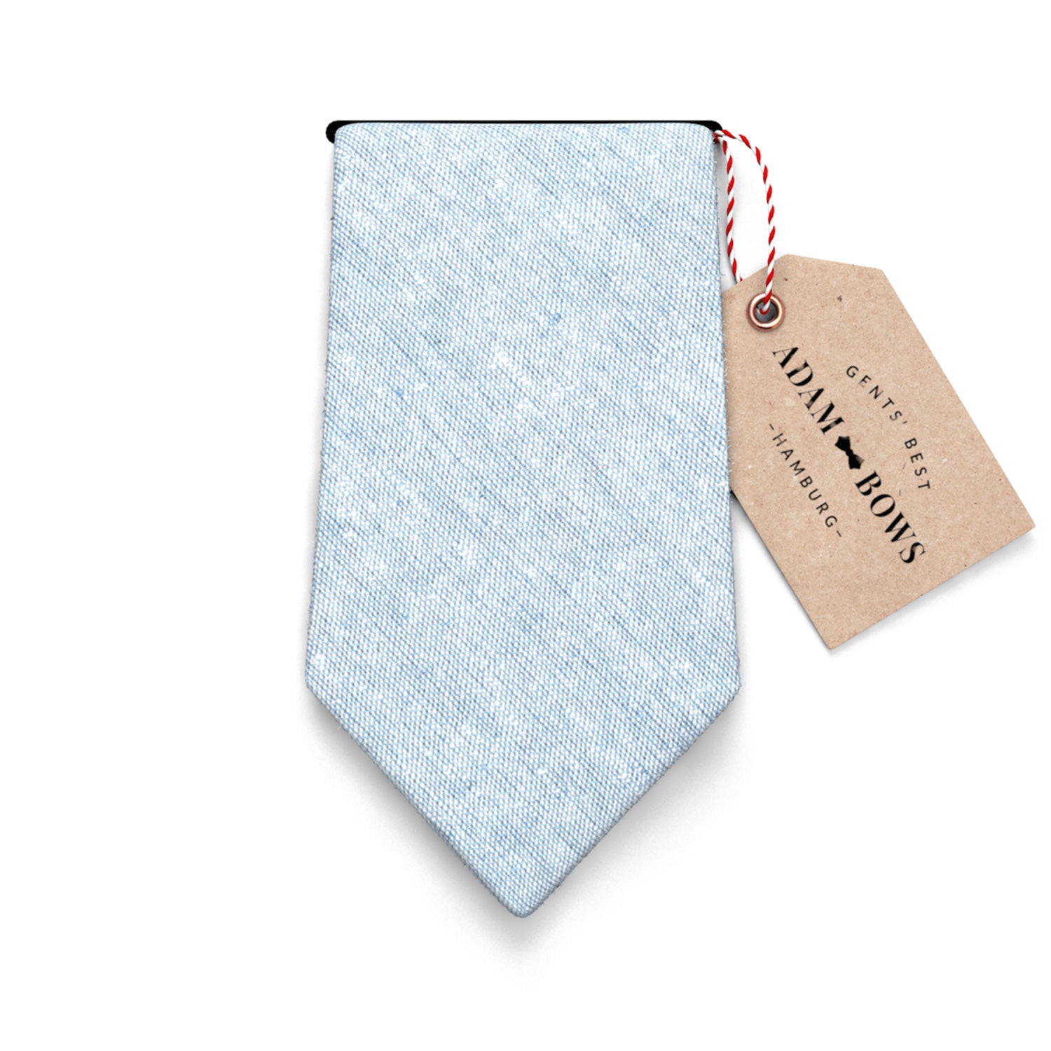 krawatte-hellblau-leinen-vintage-emil-adambows