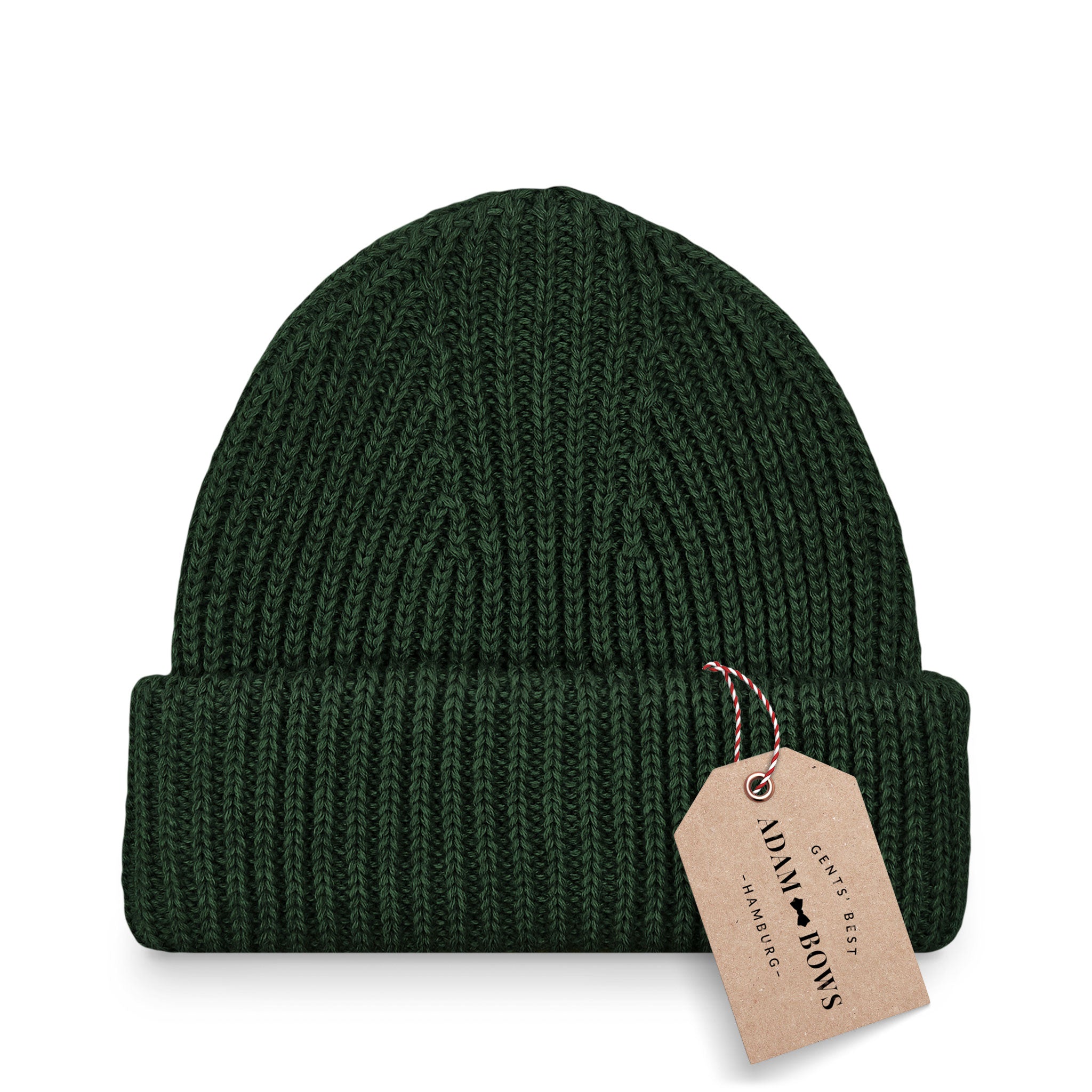 Short Beanie dunkelgrün