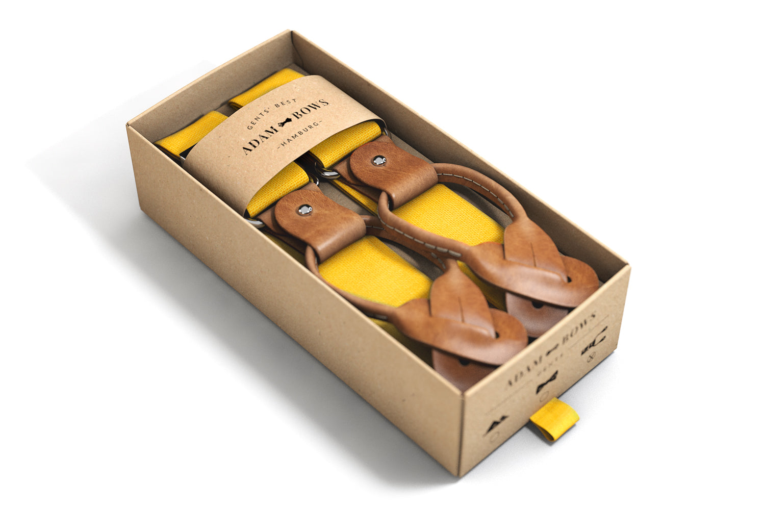 adam-bows-hosentraeger-sunny-gelb-packaging-braun