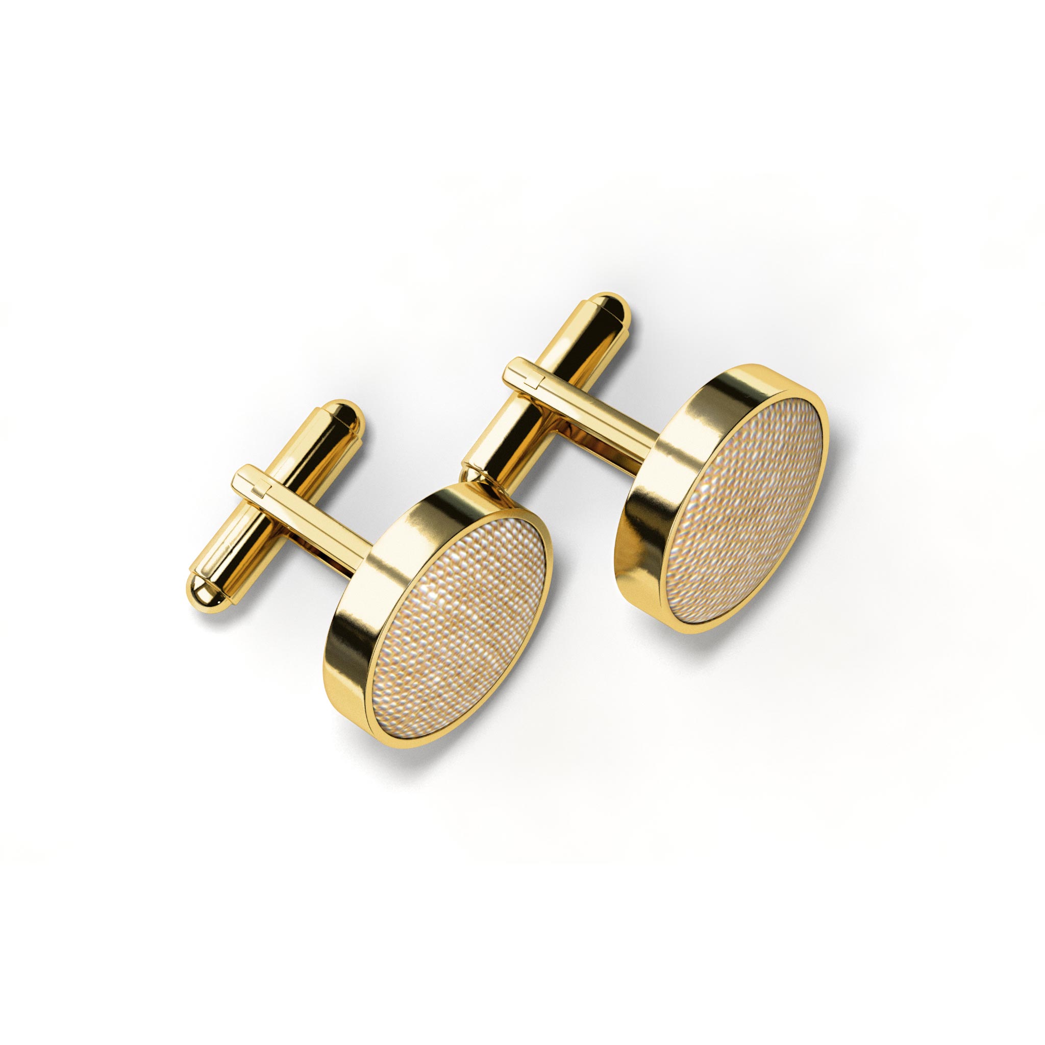 adam-bows-manschettenknoepf_Claas_hellbraun_gold
